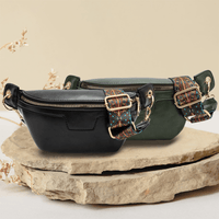 Lannie Women Vintage Bohemian Fashion High Quality Leather Crossbody Bag with Zipper for Casual and Travel - AxenBox