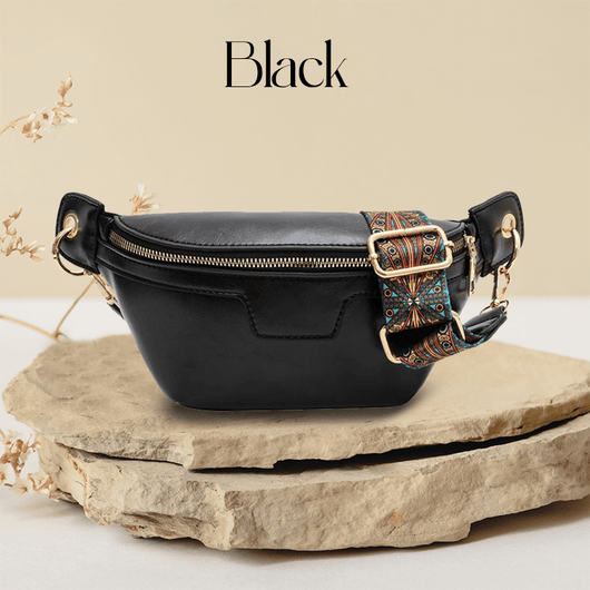 Lannie Women Vintage Bohemian Fashion High Quality Leather Crossbody Bag with Zipper for Casual and Travel - AxenBox