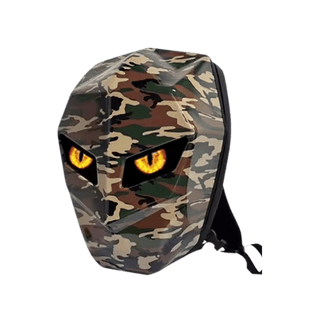 LED Motorcycle Helmet Backpack