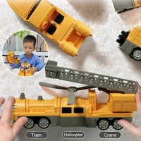 Magnetic Transform Engineering Car Assembled Toys - AxenBox