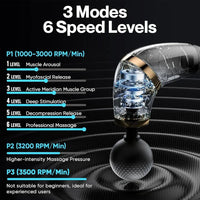 Massage Gun with Upgraded Extension Handle, Back Massager for Pain Relief Deep Tissue - AxenBox