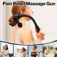 Massage Gun with Upgraded Extension Handle, Back Massager for Pain Relief Deep Tissue