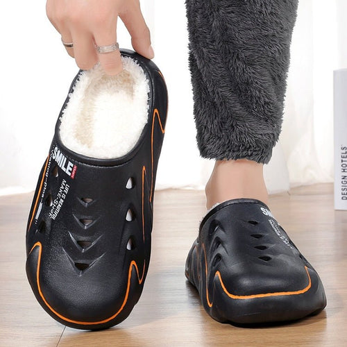 Men's Plush-Lined Warm Clog