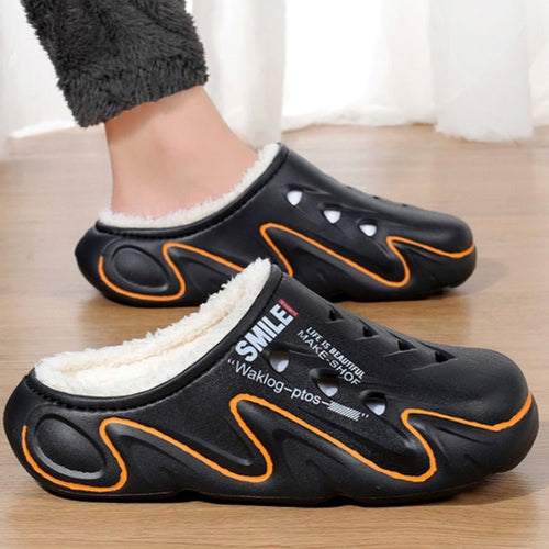 Men's Plush-Lined Warm Clog