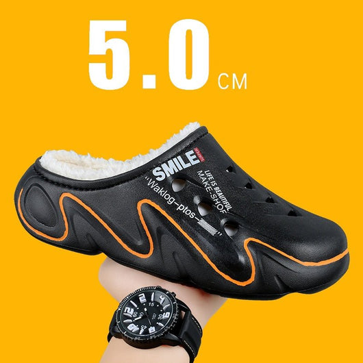 Men's Plush - Lined Warm Clog - AxenBox