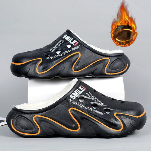 Men's Plush-Lined Warm Clog
