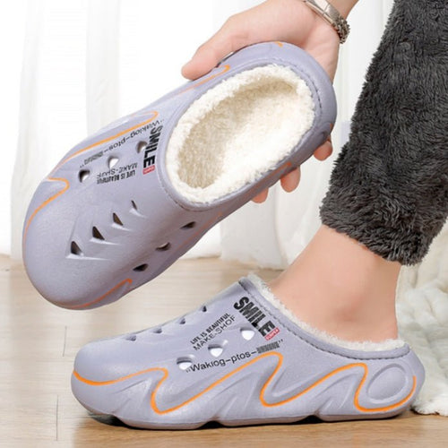 Men's Plush-Lined Warm Clog