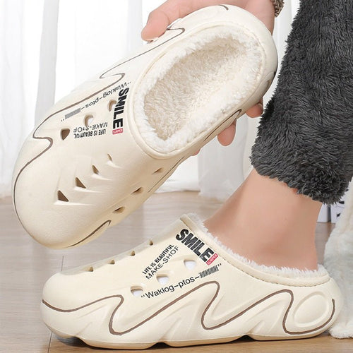 Men's Plush-Lined Warm Clog