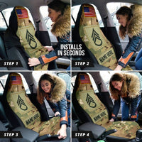 Personalized Car Seat Covers for a Veteran with Military Insignia (2pcs, universal fit) - AxenBox