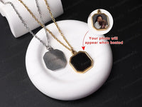Personalized Heat - Activated Photo Necklace - AxenBox