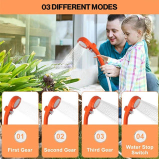 Portable Camping Shower – Rechargeable, Fast Charging, Lightweight & Easy to Use