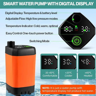 Portable Camping Shower – Rechargeable, Fast Charging, Lightweight & Easy to Use