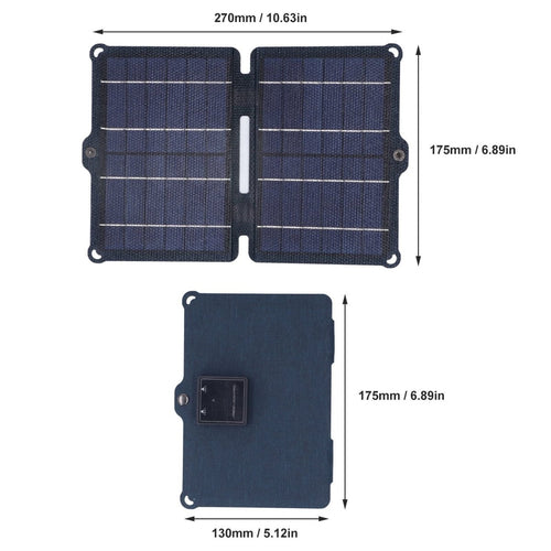 Portable Folding Solar Panel – High Efficiency & Convenient Design for Outdoor Use, Ideal for Prototyping Boards and Device Charging.