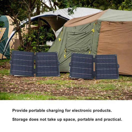 Portable Folding Solar Panel – High Efficiency & Convenient Design for Outdoor Use, Ideal for Prototyping Boards and Device Charging. - AxenBox