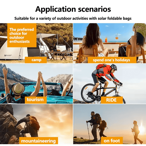 Portable Folding Solar Panel – High Efficiency & Convenient Design for Outdoor Use, Ideal for Prototyping Boards and Device Charging.