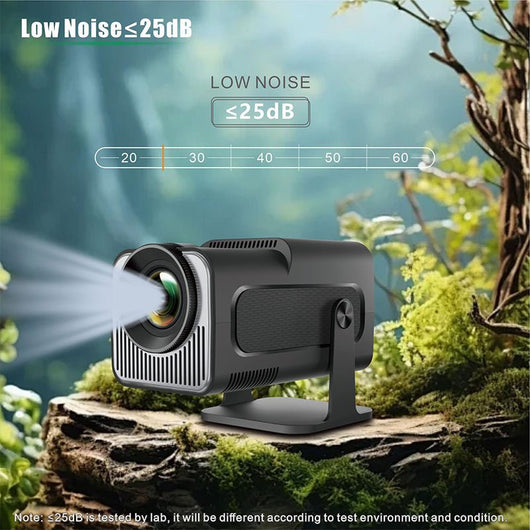 Portable HD Adjustable Low Noise Projector - AxenBox