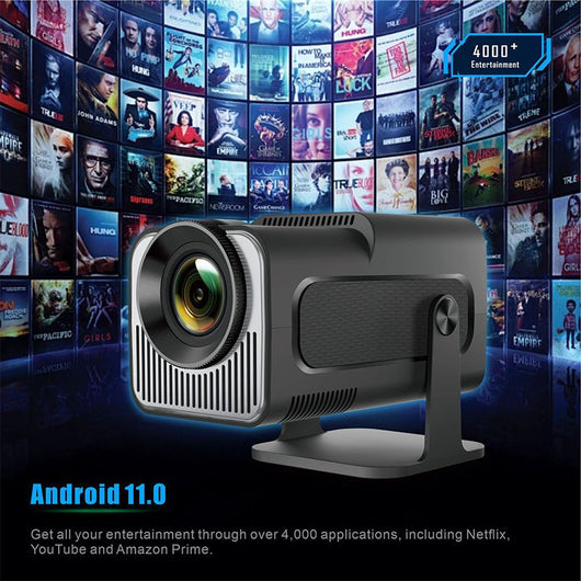 Portable HD Adjustable Low Noise Projector - AxenBox