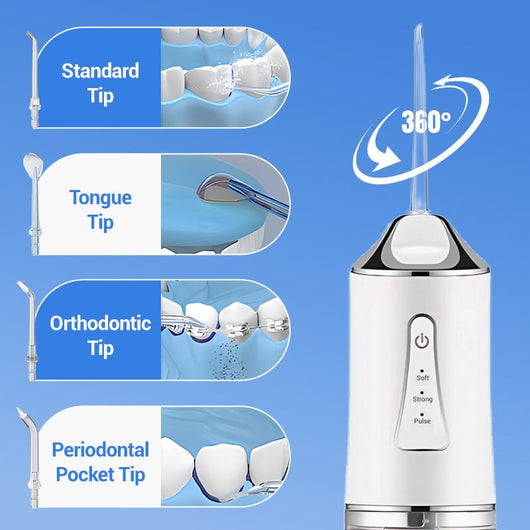 Portable Oral Irrigator Water Flosser - AxenBox