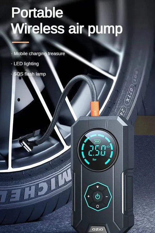 Portable Tyre Inflator & Rechargeable Pocket Air Pump