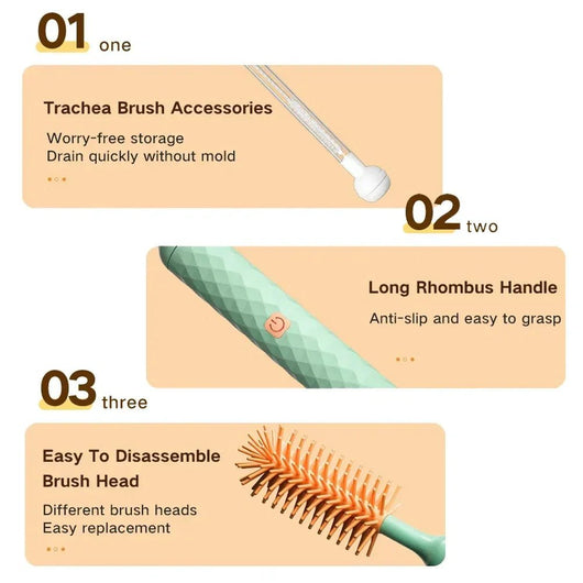 Rechargeable Electric Baby Bottle Brush Set - AxenBox