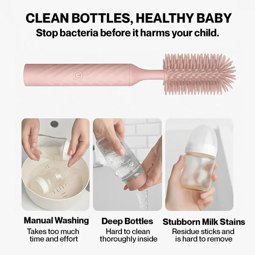 Rechargeable Electric Baby Bottle Brush Set