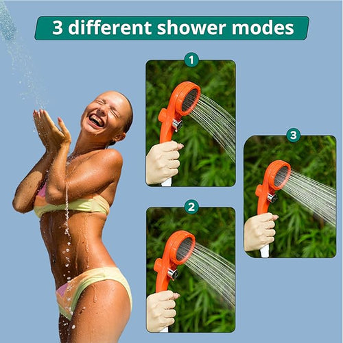Rechargeable Portable Camping Shower with Digital Display