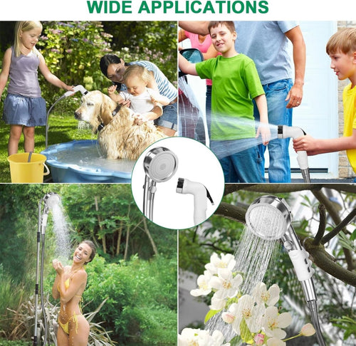 Rechargeable Portable Camping Shower with Digital Display