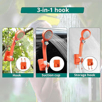 Rechargeable Portable Camping Shower with Digital Display - AxenBox