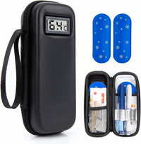 ❄Refrigerant travel kit for insulin with temperature display Temperature monitoring in real time✈️ - AxenBox