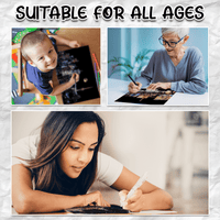 Scratch Art Painting Kits for Adults & Kids, Rainbow Painting Sketch Night View Scratchboard - AxenBox