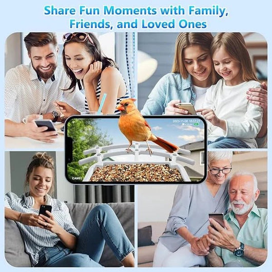 Smart Hummingbird Feeder Camera & Bird Bath - AxenBox