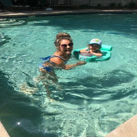 Smart Swim Trainer, Baby Pool Float With Canopy and Solid Swimming Waist Ring - AxenBox