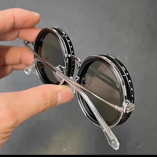 Stylish Adjustable Polarized Sunglasses with ND Filter – Handcrafted Retro Design for Men & Women. - AxenBox