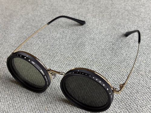 Stylish Adjustable Polarized Sunglasses with ND Filter – Handcrafted Retro Design for Men & Women.