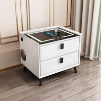 Tech - Integrated Bedside Table - AxenBox