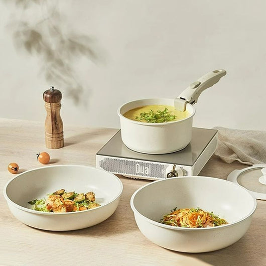 ⏳Time - limited Special⏰Non - stick Cookware Set with Removable Handle - Oven Safe - AxenBox