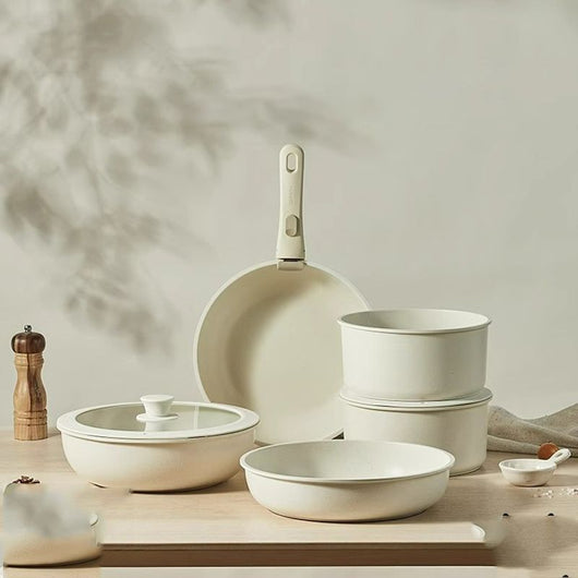 ⏳Time - limited Special⏰Non - stick Cookware Set with Removable Handle - Oven Safe - AxenBox