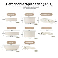 ⏳Time - limited Special⏰Non - stick Cookware Set with Removable Handle - Oven Safe - AxenBox