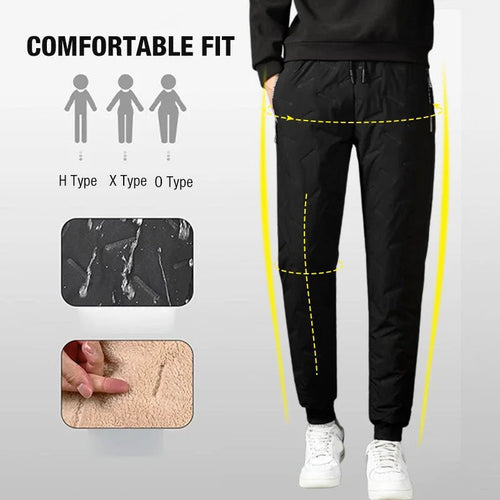 Unisex Warm-Lined Jogging Pants