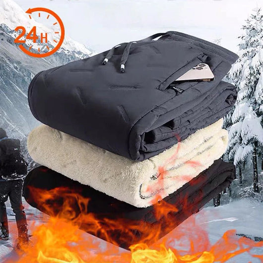 Unisex Warm - Lined Jogging Pants - AxenBox