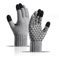 USB Heated Knit Gloves - Touch Screen Friendly - AxenBox