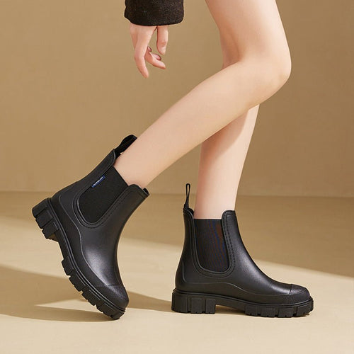 Waterproof Non-Slip Chelsea Rain Boots for Women
