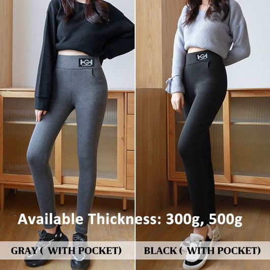❄️Winter New🔥Women’s Fashionable Thermal Cashmere Slim Pants - AxenBox
