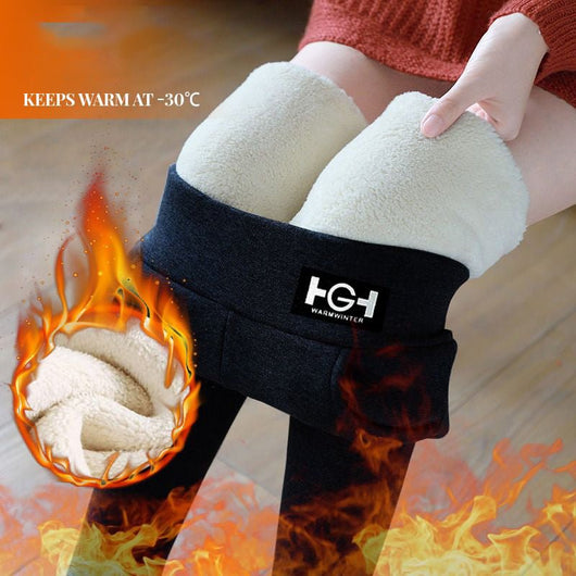 ❄️Winter New🔥Women’s Fashionable Thermal Cashmere Slim Pants - AxenBox