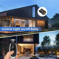 Wireless Remote Control Switch & Receiver Kit, No Wiring - AxenBox