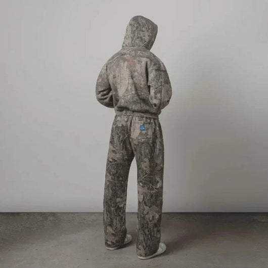 Y2K 'Camouflage' Baggy Sweats - AxenBox